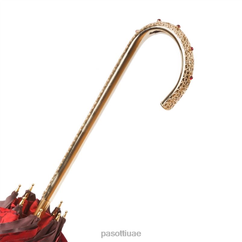 مظلة | 189 50884-1 u2 - مظلة ورود حمراء، قماش مزدوج PASOTTI Z446V381